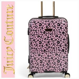 Juicy Couture Jane 25" Leopard Print Hard Side Spinner Luggage